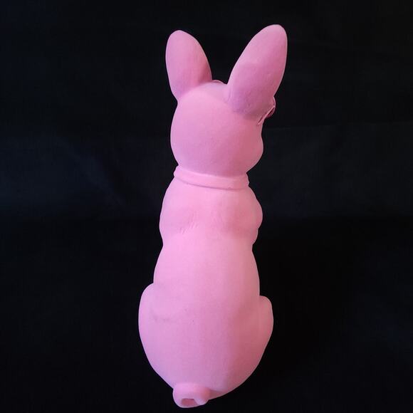 Valentine Tabletop Flocked Velvet French Bulldog Pink Spritz Target Frenchie Dog - Picture 5 of 9